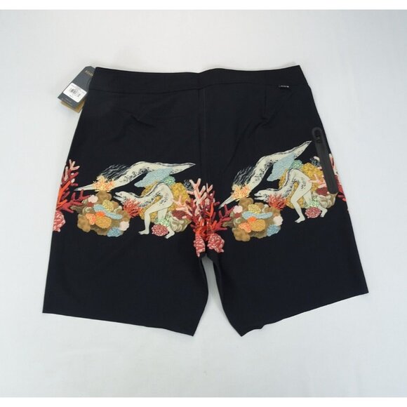 Roark Passage Primo 18” Boardshorts Yiling Dark Navy Mens Size 34 NWT‎ RB446 - Picture 3 of 6